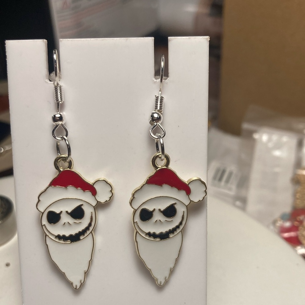 Jack skellington earrings